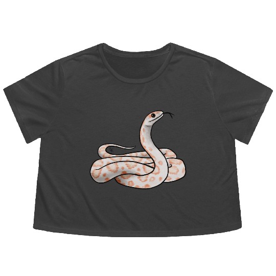 Reptile Snake Candy Snake Flowy Cropped Tees