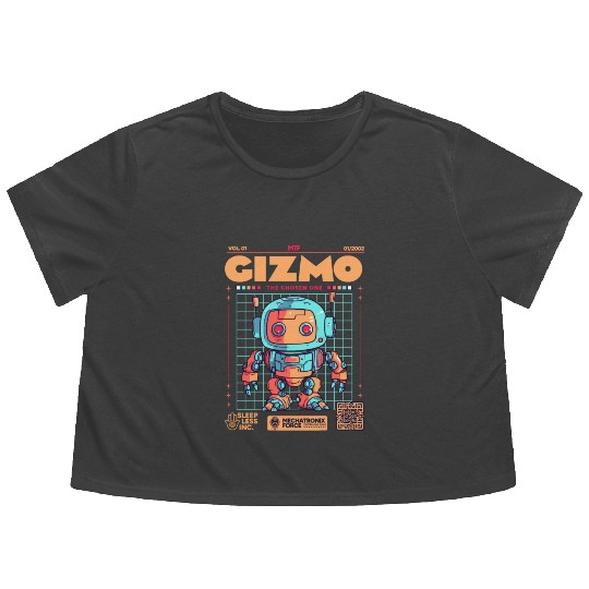 Gizmo Mecha Flowy Cropped Tees