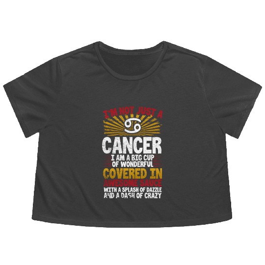 Astrology Sun Sign Cancer Zodiac Traits Flowy Cropped Tees