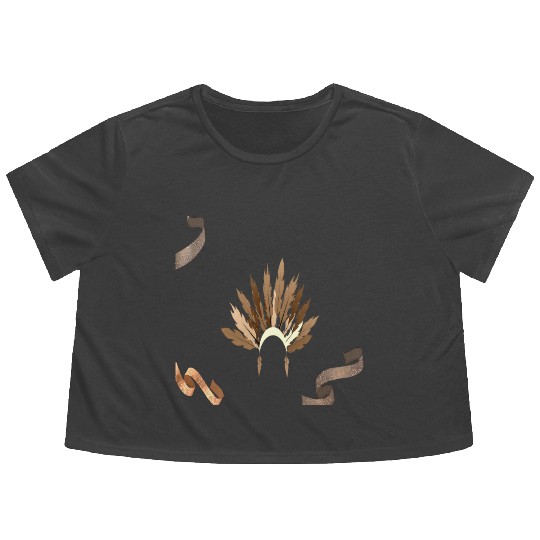 Columbus Day and Indigenous People Day Celebration Flowy Cropped Tees