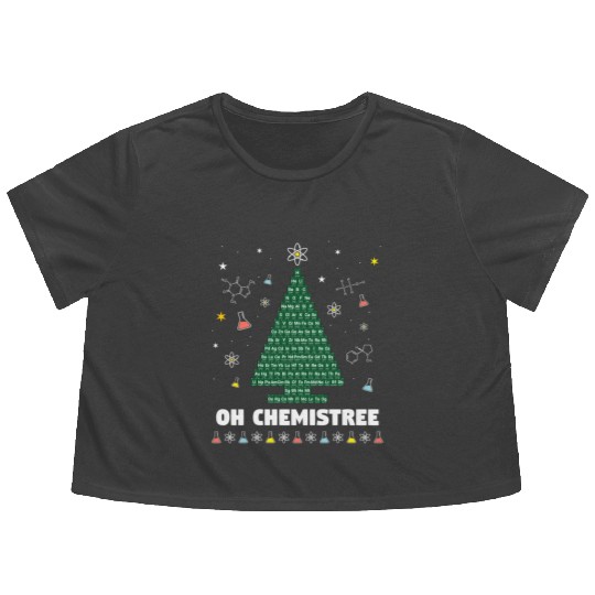 Oh Chemistree Periodic Table Chemistry Tree Flowy Cropped Tees