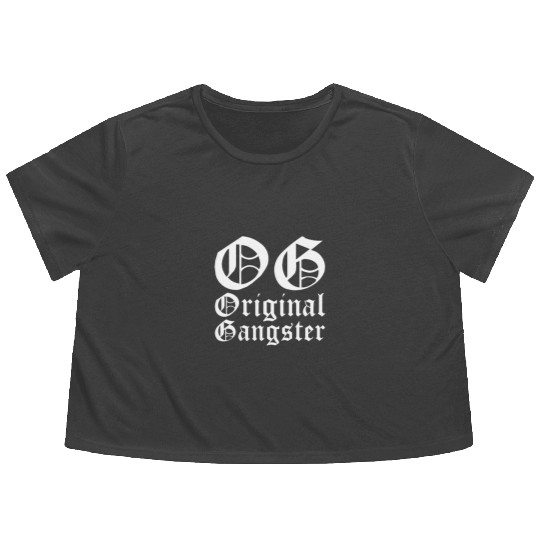OG Original Gangster Flowy Cropped Tees