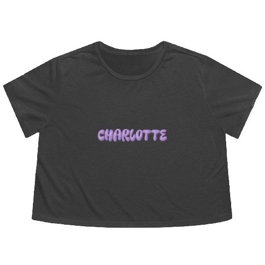 Charlotte: A Royal Name Choice! Flowy Cropped Tees