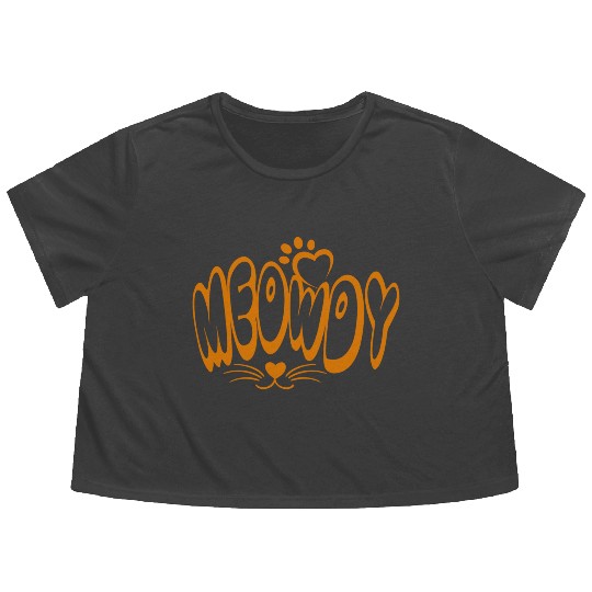meowdy Flowy Cropped Tees