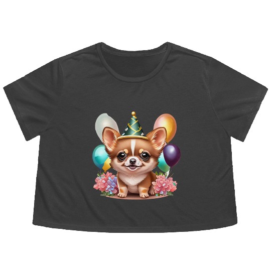 congratulations Flowy Cropped Tees