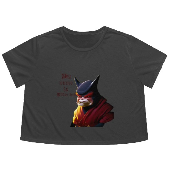 My name is eddie Tuta Flowy Cropped Tees