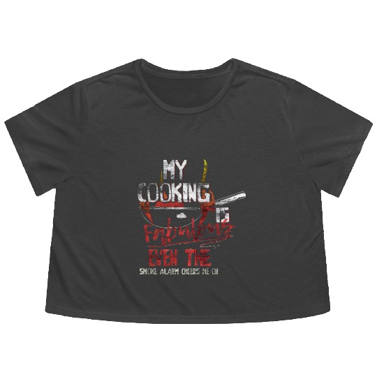 My Cooking Flowy Cropped Tees