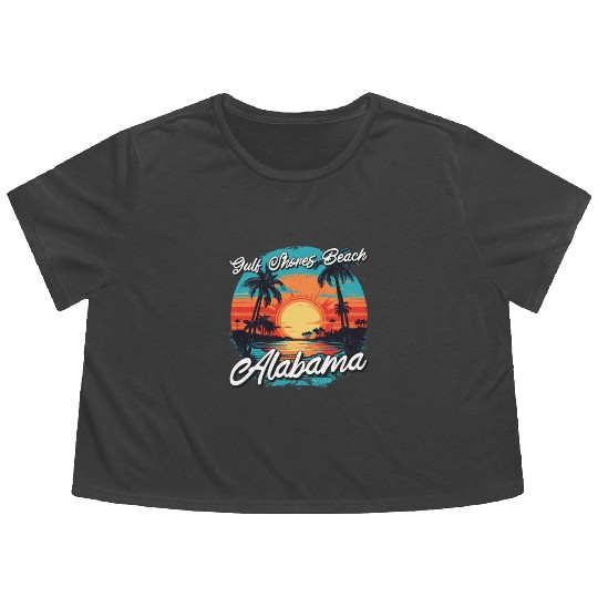 Surfing-Sailing Camping-Hiking-swimming fun Flowy Cropped Tees