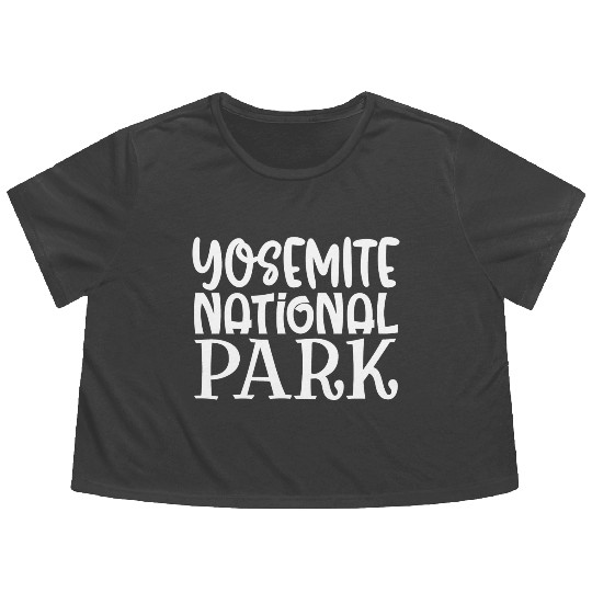 Yosemite National Park Flowy Cropped Tees