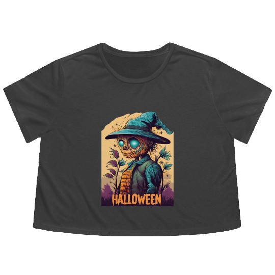 Scarecrow Flowy Cropped Tees