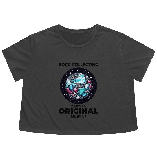 Rock Collecting: Earth's Original Bling! Geology Flowy Cropped Tees