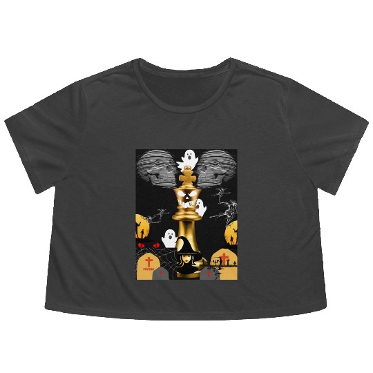 Paramount Fright Night Flowy Cropped Tees