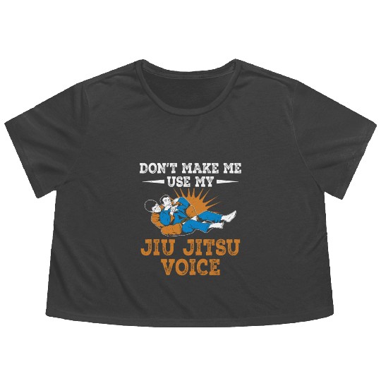 Brazilian Jiu Jitsu Trainer Martial Arts BJJ MMA Flowy Cropped Tees