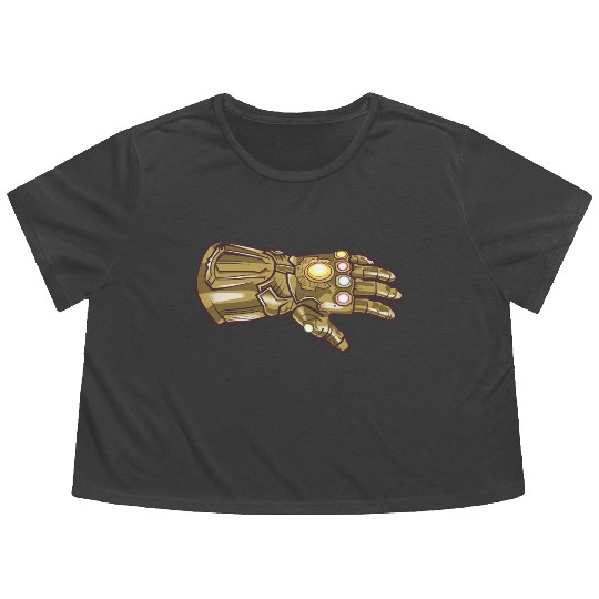 Thanos Infinity Gauntlet Flowy Cropped Tees