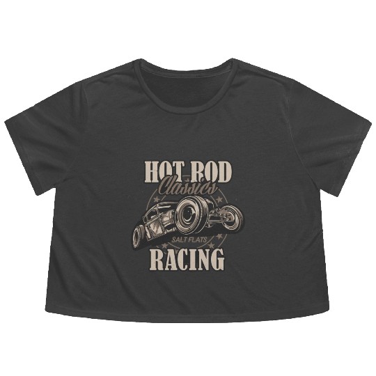 Hot Rod Classics Racing Flowy Cropped Tees