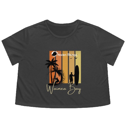 Waimea Bay Haden Mango Style Flowy Cropped Tees