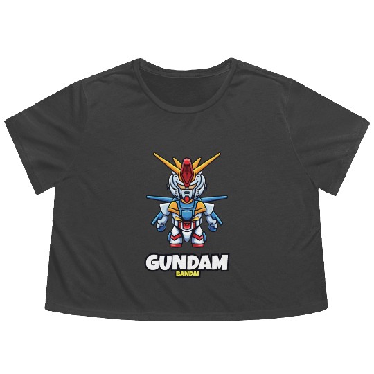 Gundam Bandai world fantastic Flowy Cropped Tees