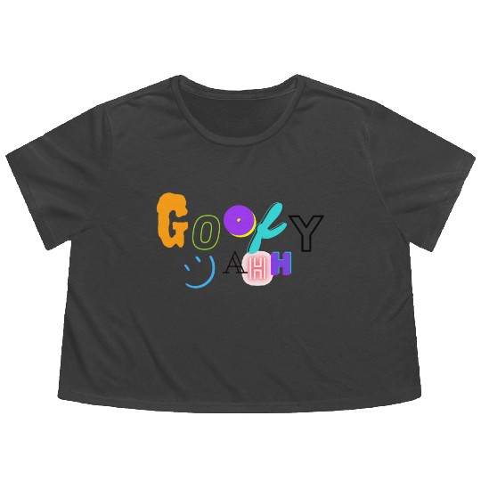 Funny Goofy Ahh Flowy Cropped Tees