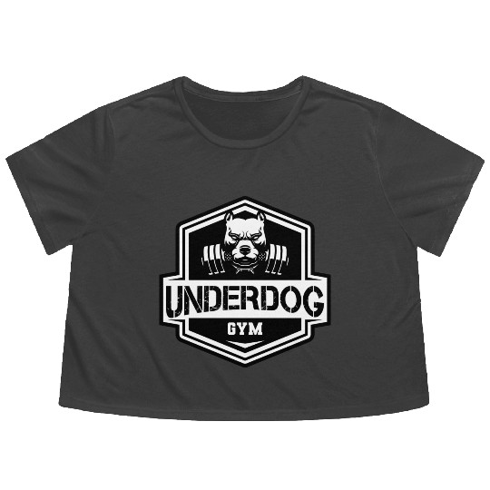 Pittbull - Underdog GYM Flowy Cropped Tees