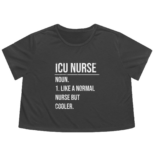 Registered Nurse RN Medical Hospital Healthcare Flowy Cropped Tees