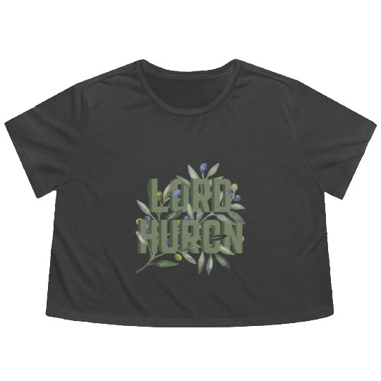 Lord Huron Olive Branch Flowy Cropped Tees
