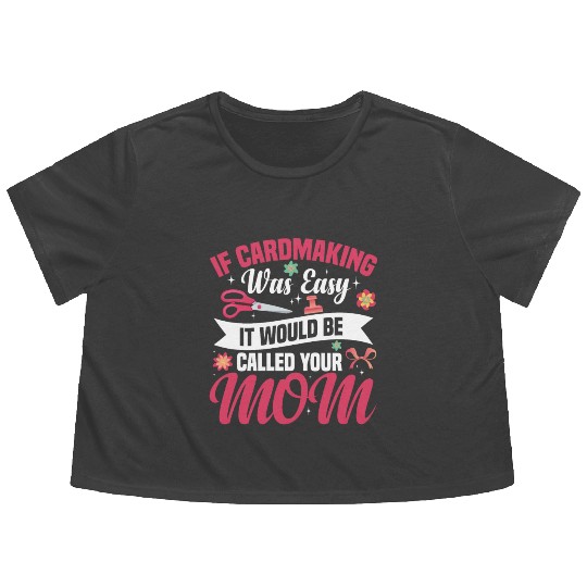 Cardmaker Scrapbooking Cardmaking Kits for Adults Flowy Cropped Tees