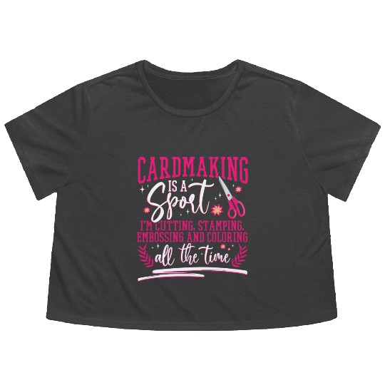 Cardmaker Scrapbooking Cardmaking Kits for Adults Flowy Cropped Tees
