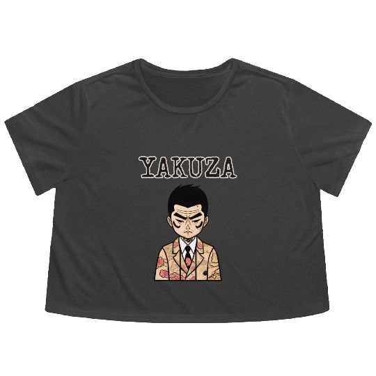 Yakuza Flowy Cropped Tees