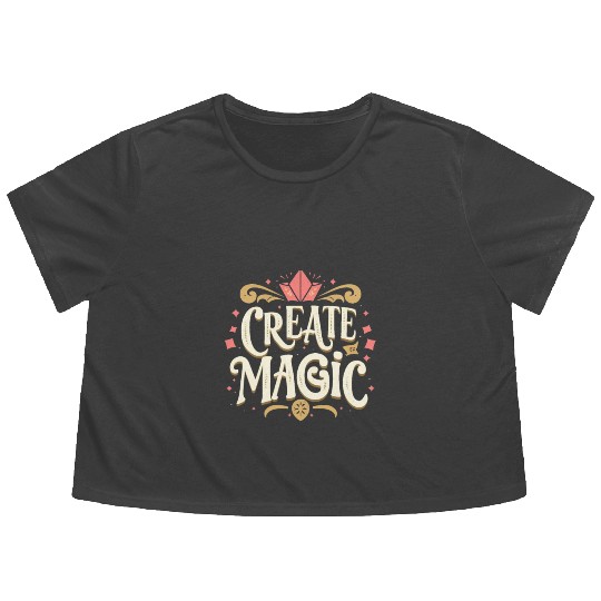 Create Magic Flowy Cropped Tees