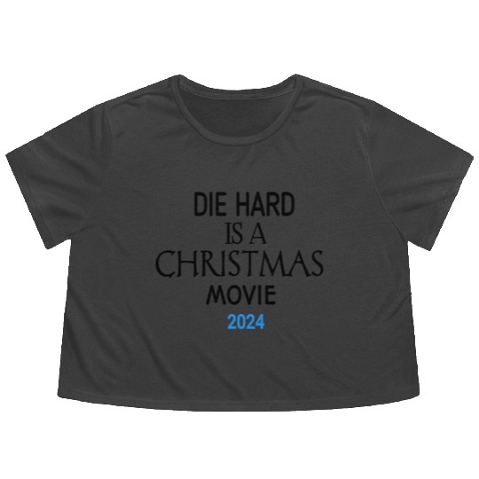"Yippee Ki-Yay Christmas: Embracing Die Hard as a Flowy Cropped Tees