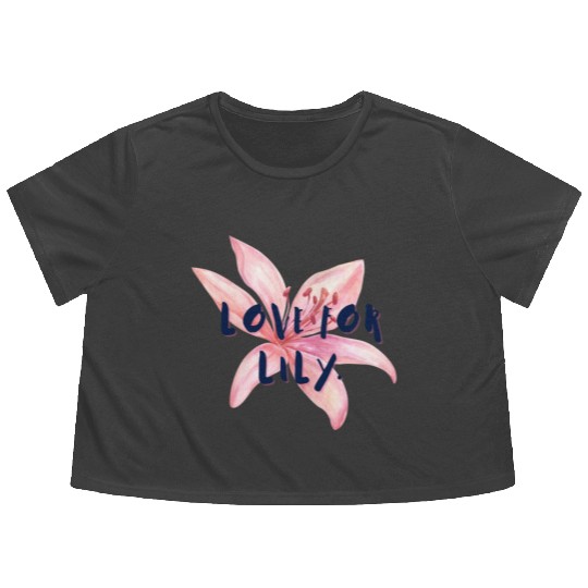 Love For Lily Flowy Cropped Tees