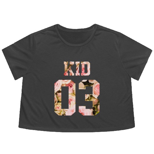 FAMILY - KID 03 Flowy Cropped Tees