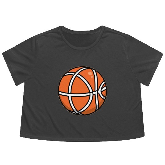 basketball Flowy Cropped Tees