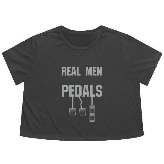 Car Guy Hub Real Use Three Pedals Flowy Cropped Tees