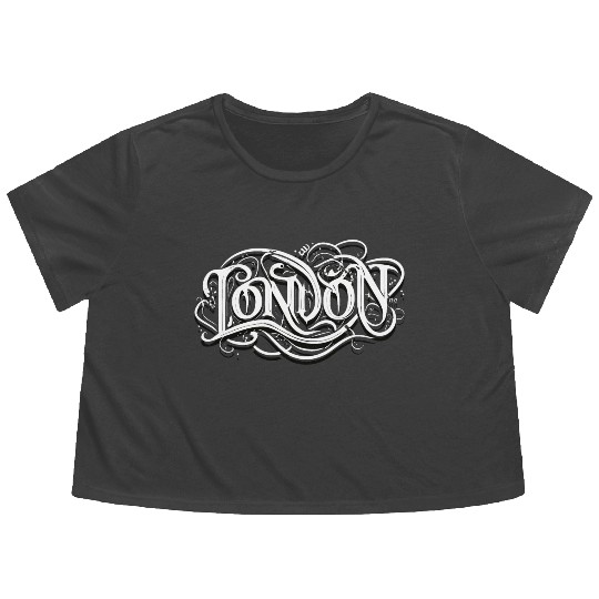 London Metalheads - London Metal Music Headbanger Flowy Cropped Tees