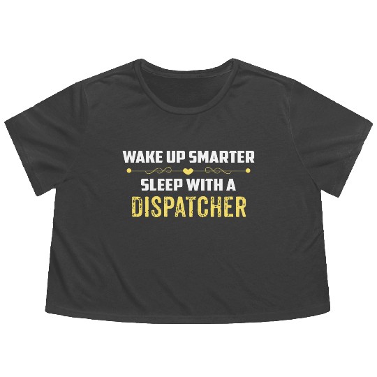 Wake Up Smarter Sleep With A DISPATCHER Flowy Cropped Tees