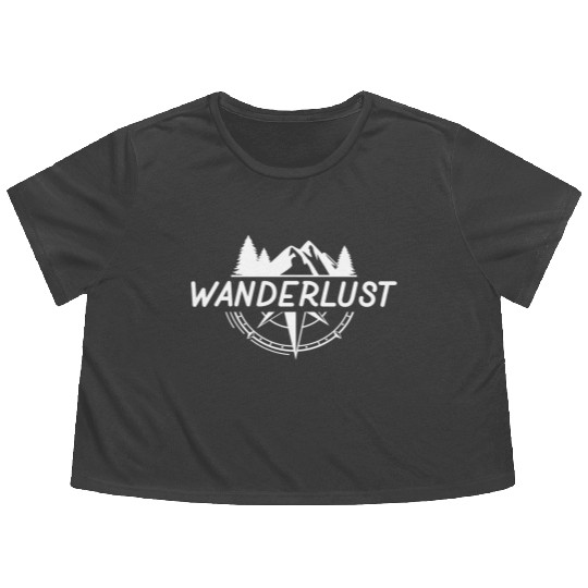 Hiking | Mountaineer | Wanderlust | Climbing Flowy Cropped Tees