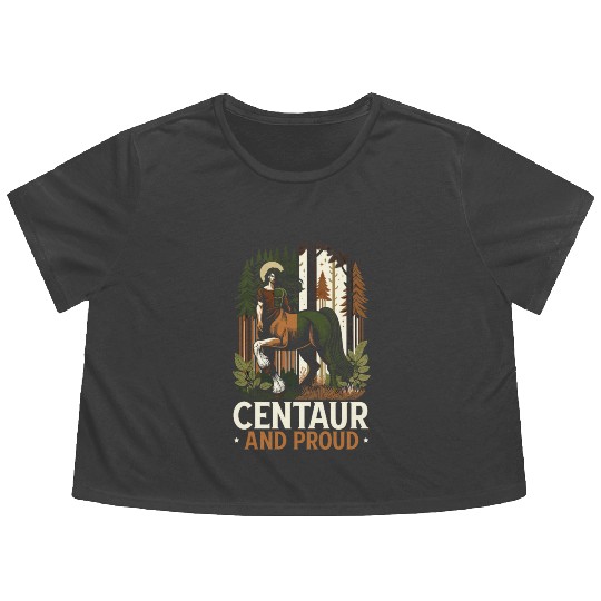 Centaur Mythical Creature Greek Mythology Flowy Cropped Tees
