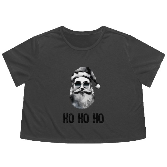 Ho ho ho Flowy Cropped Tees