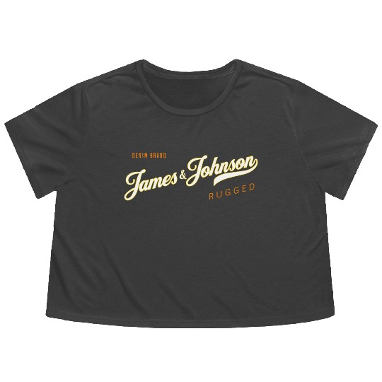 James & Johnson Denim Co Flowy Cropped Tees