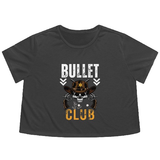 Skeleton Arsenal Bullet Club Commando Flowy Cropped Tees Flowy Cropped Tees