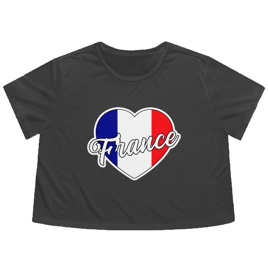 France Flowy Cropped Tees