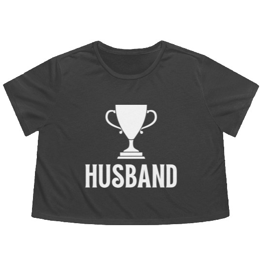 Trophy Husband Essential Flowy Cropped Tees