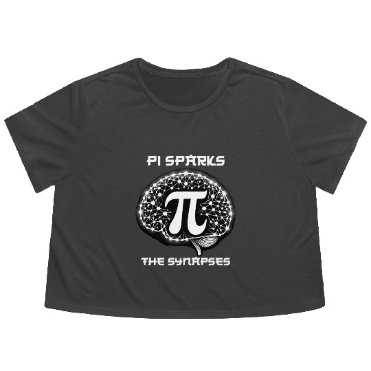 Funny Pi Day 2024 3,14 Pi Number Symbol Math Flowy Cropped Tees