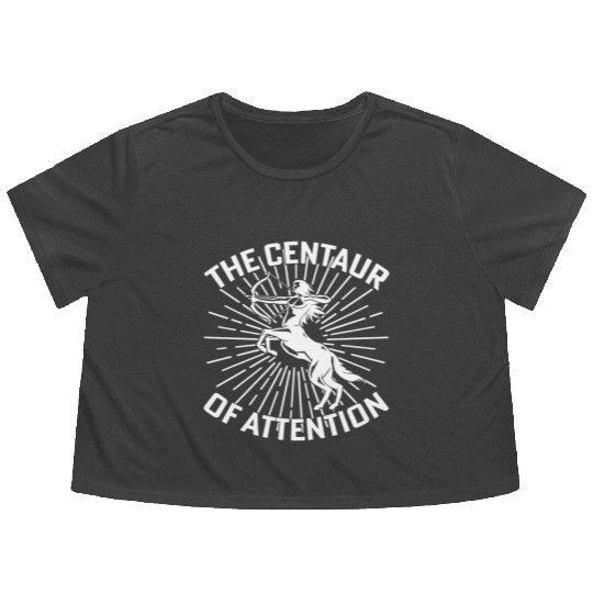 Centaur of Attention History Teacher Flowy Cropped Tees