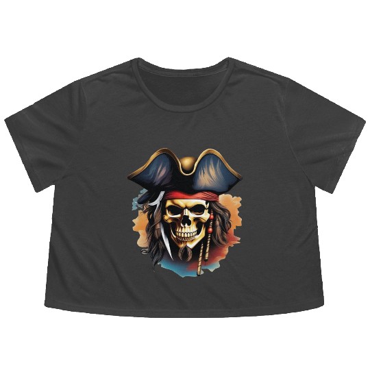 Ocean Raiders Flowy Cropped Tees