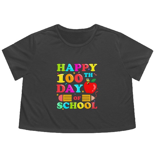 TEACHER Flowy Cropped Tees