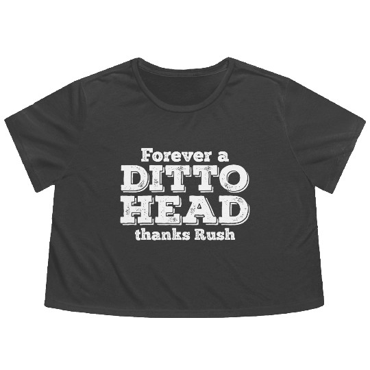 Ditto Head Rush Tribute Flowy Cropped Tees