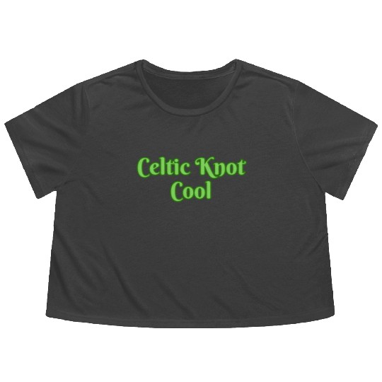 Celtic Knot Cool Flowy Cropped Tees