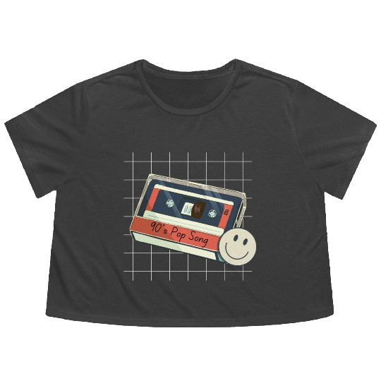 90's Flowy Cropped Tees